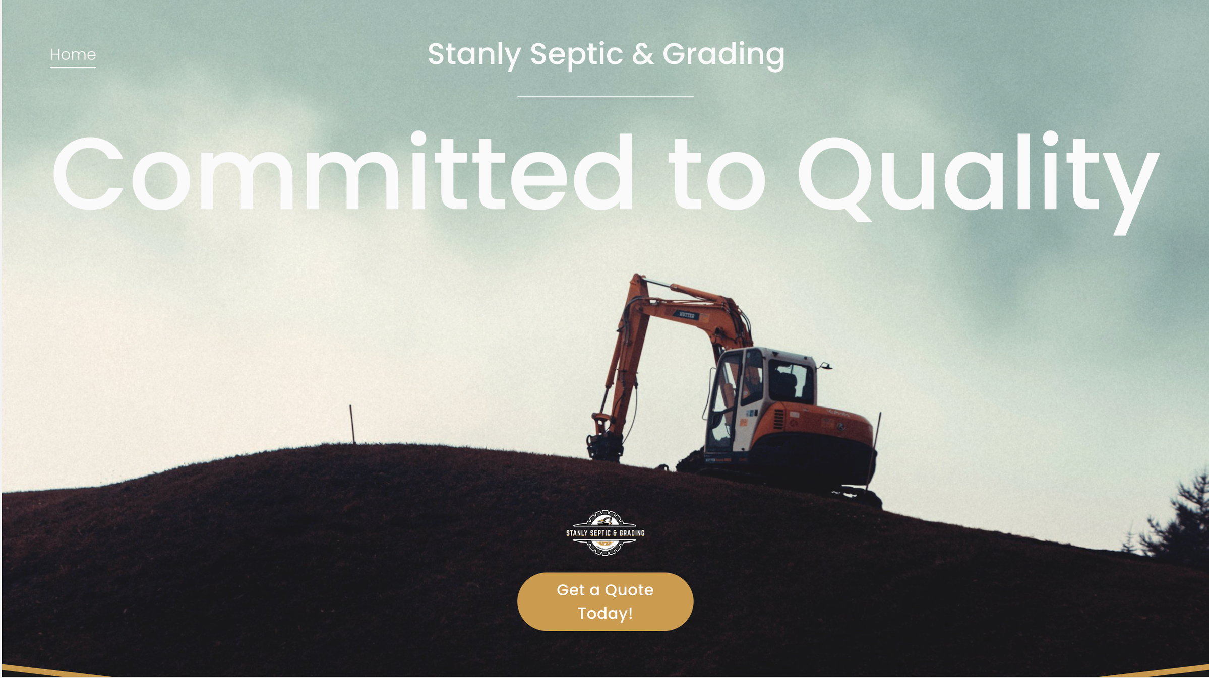 Stanly Septic & Grading Website
