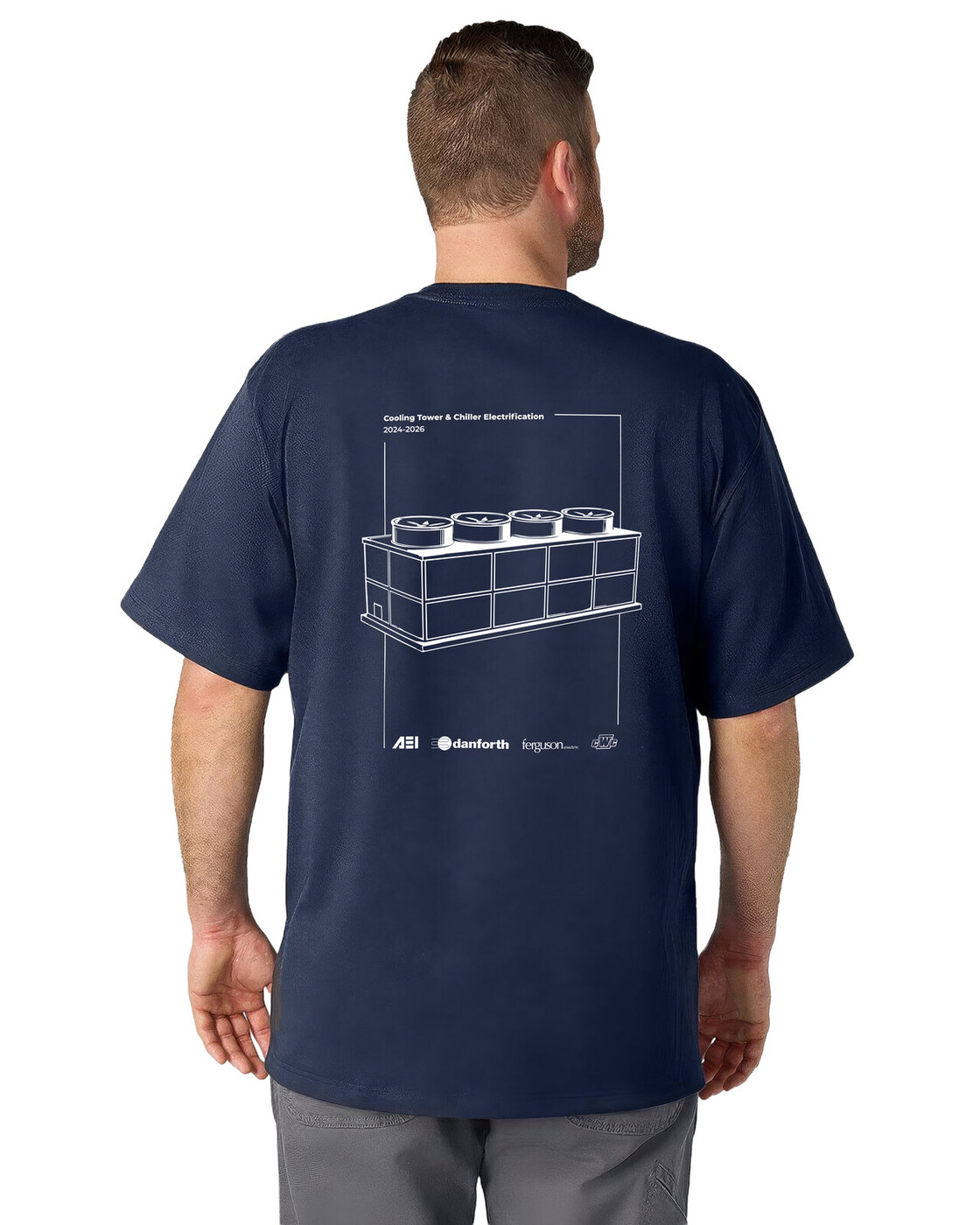 LeChase U of R T-shirt back apparel design by Zandyr Meakin